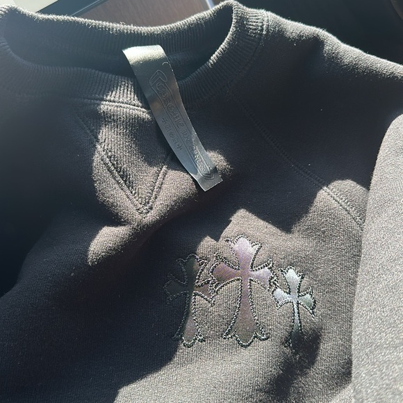 Chrome Hearts Black Embroidered Sweatshirt